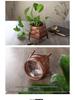 Bamboo Weaving Decorative Flower Pot Cover and Arrangement Basket - Retro Desktop Vase & Handmade Pothos Storage Basket