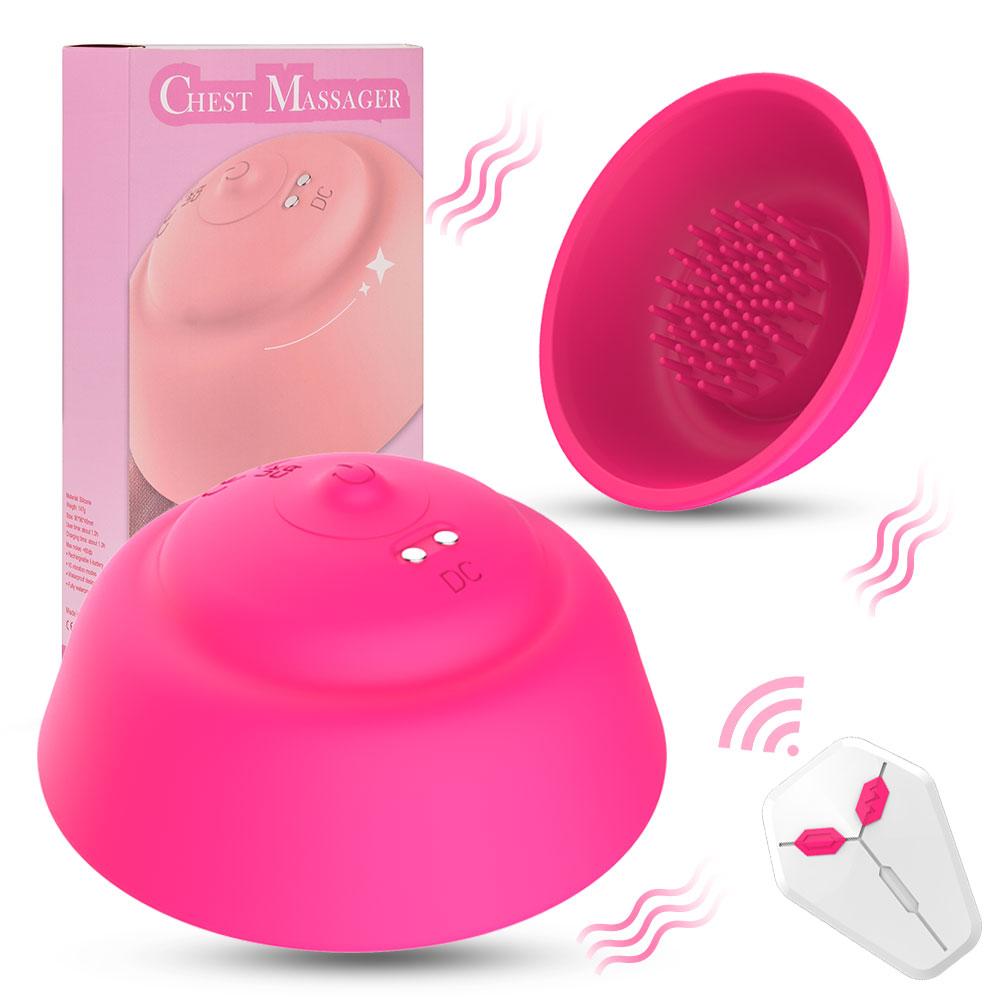 Female Vibrator with 10 Vibration Modes for Breast Stimulation Massage Adult Sex Toys Nipple Breast Vibrator