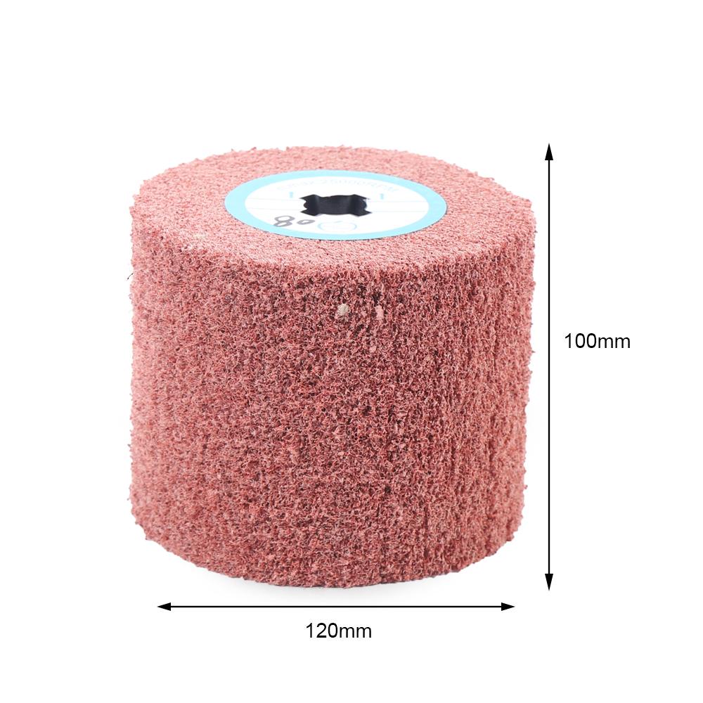 Surface Conditioning Wheel, 7Pcs Wire Drawing Wheel Brush Drum Burnishing Polishing Buffer Wheel