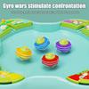 1 Set Multi-Player Battle Children Table Interactive Kit Gyro Big Battle Pull Combat Plate Gyro Play Puzzle Game Toys