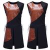  MenTops Party  Leather Vest Laced Up Sleeveless Cosplay Custome Blouse