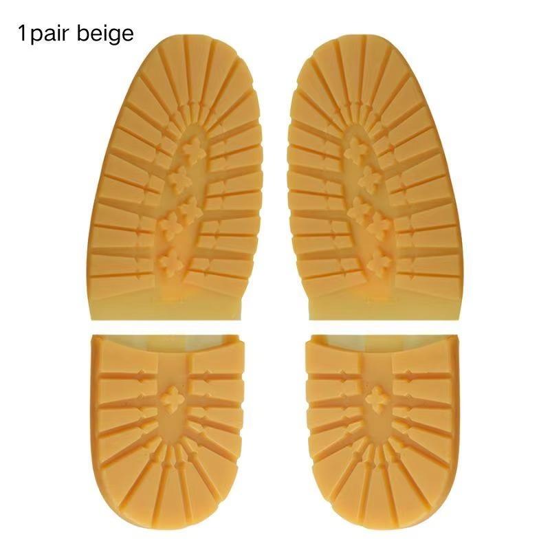4 Stück/Set Rutschfeste Abriebfeste Sohle Für Schuh Verdickte Gummi-Schuhsohlen Reparatur DIY Ersatz Außensohlen Leder Business Schuhe