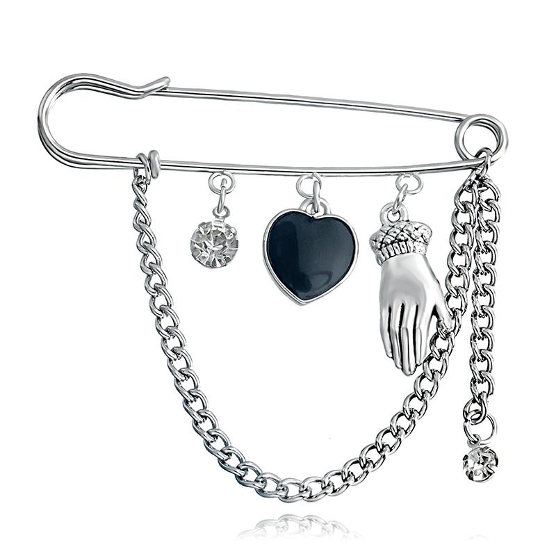 Elegante Perlenketten Quastenbrosche Mode Damen Kleidung Dekor Accessoires Schmucknadel Hosen Taillenverstellstifte Taschenanhänger Geschenke