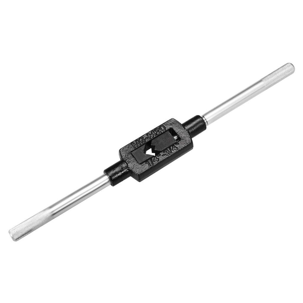 uxcell Adjustable Tap Wrench Handle for Metric Tap Reamer Tapping Wrench Tool M6-M20 (UNC/UNF) Taps,