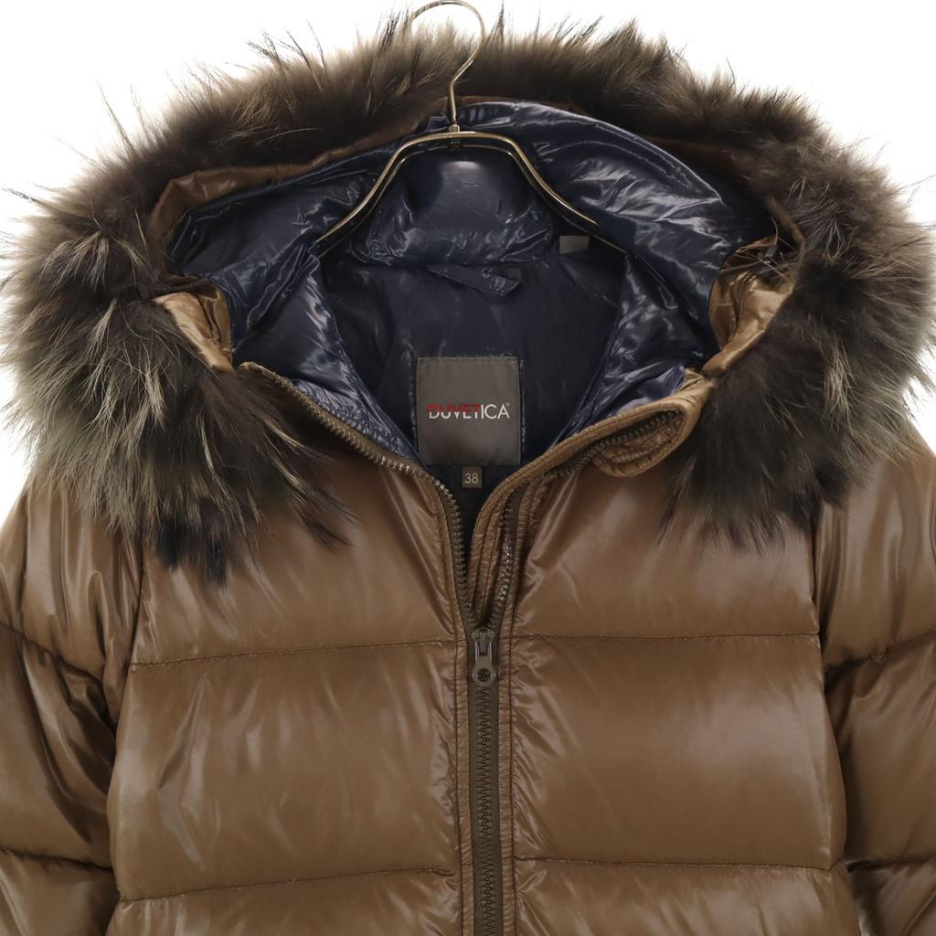 DUVETICA Down Coat 38 Brown Women Used