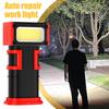 Car Work Light 180-degree Rotation Portable Work Light Digital Display Double Hooks Type-C Charging Magnetic Lamp For Garage