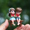 Bambole Cartoon Anguria Coppia con Materiale in PVC per Bambini e Collezionisti
