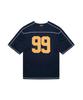 NINEZ Waffle Mesh Rugby Oversized T-Shirt (2 Colors)