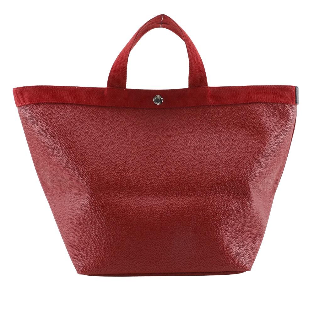 

Herve Chapelier Luxe Boat Tote L Handbag 725Gold Plated paprika Red canvas/Coated canvas Women Used