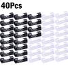 1-60Pcs Self-Adhesive Cable Clips Organizer Drop Wire Holder Cord Management for Ethernet Cable TV PC Under Desk Car Wire Clip