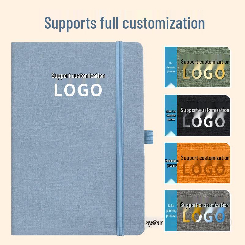 Wysokiej jakości, spersonalizowany notes A5 z gumką do biznesu i biura