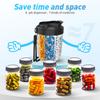2PCS Weekly Large Pill Organizer Portable Pill Bottle Dispenser For 7 Vitamins Medicine Fish Oils Storage Box Travel Pillboxs