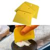 3Pcs Plastic Film Scraper Remove Air Bubbles Hard Soft Trapezoidal Plastic Scraper Automotive Bodywork Painting Putty Scraper