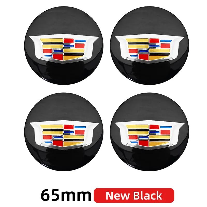 4 pezzi 56mm 60mm 65mm Tappo Coprimozzo Centrale Ruota Auto Coprimozzo Cerchione Adesivi Per Cadillac ATS BLS CT4 CT5 CTS SRX XT6 XTS Escalade Deville