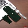 Velvet Watch Bag Green Blue Black Flannelette Gift Bag Travel Storage Case Durable Portable Watch Dust Protection Case Green Red
