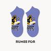 5 Pairs of Men's Summer Thin Cartoon Graffiti Trend Sports Boat Socks