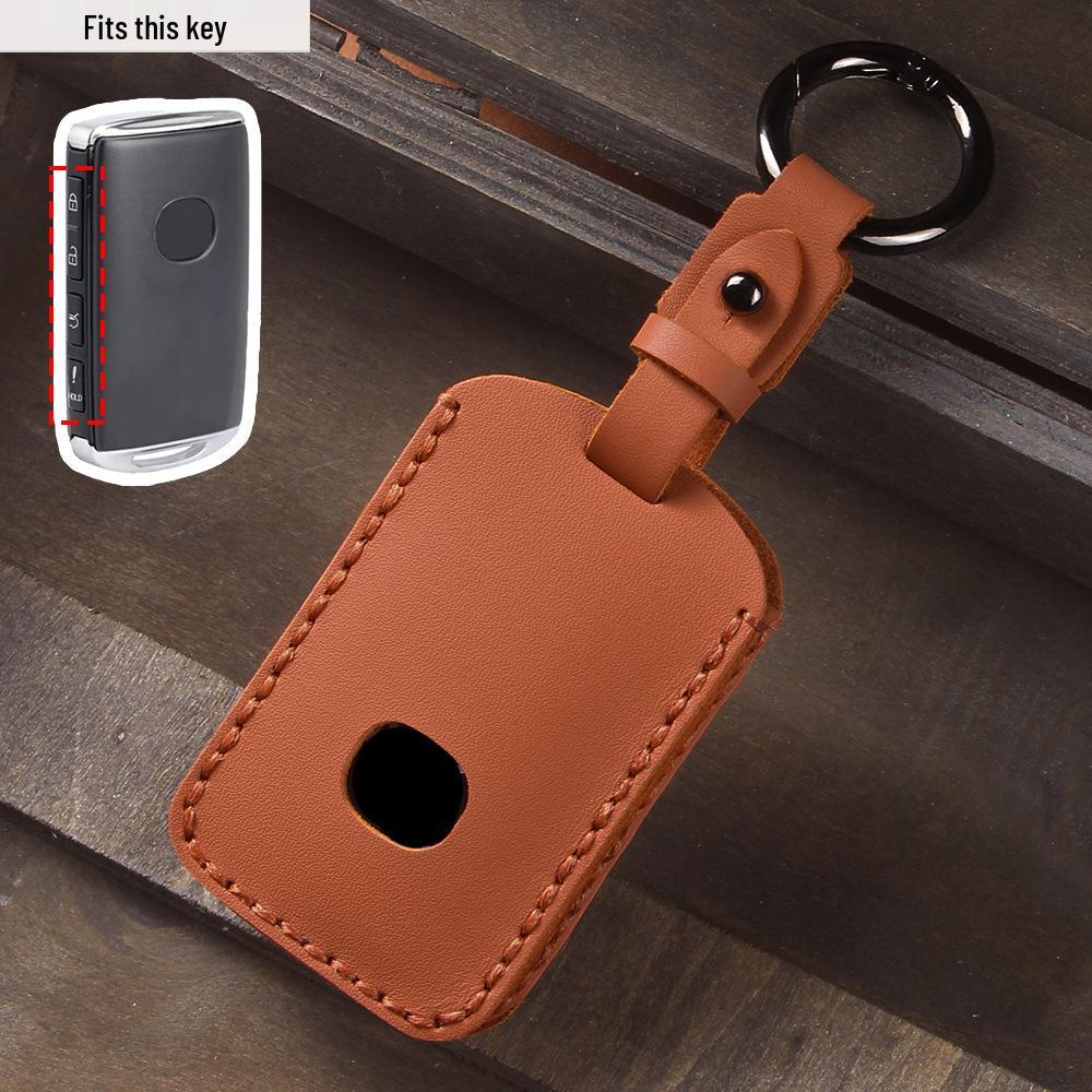 Mazda Key Cover for 3, Axela, CX-5/4/8/30/50 - Genuine Leather with Buckle