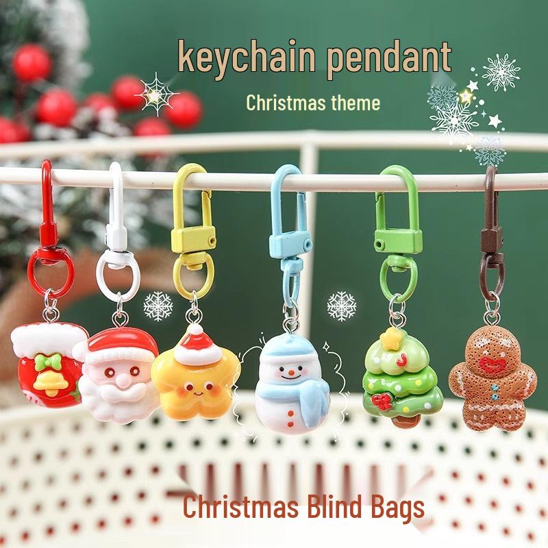 Rozkošný vánoční přívěsek na klíče - překvapení v sáčku: Kreativní dětský dárkový přívěsek
