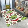 MINISO The Green Haired Monster Area Rug Non-Slip Bedroom Kitchen Bathroom Entracne Living Room Washable Halloween Carpet Decor