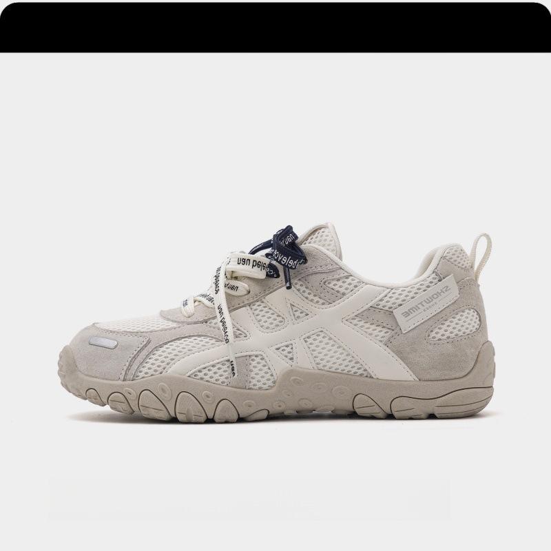 "Spot" Paris Illustration~ 2025 New Autumn Thick-soled Height-increasing Sports and Leisure Shoes Women's Forrest Gump Training Shoes