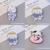 Charming Dog Rabbit Cow Pins For Backpacks Satchels And Wallets Decorations