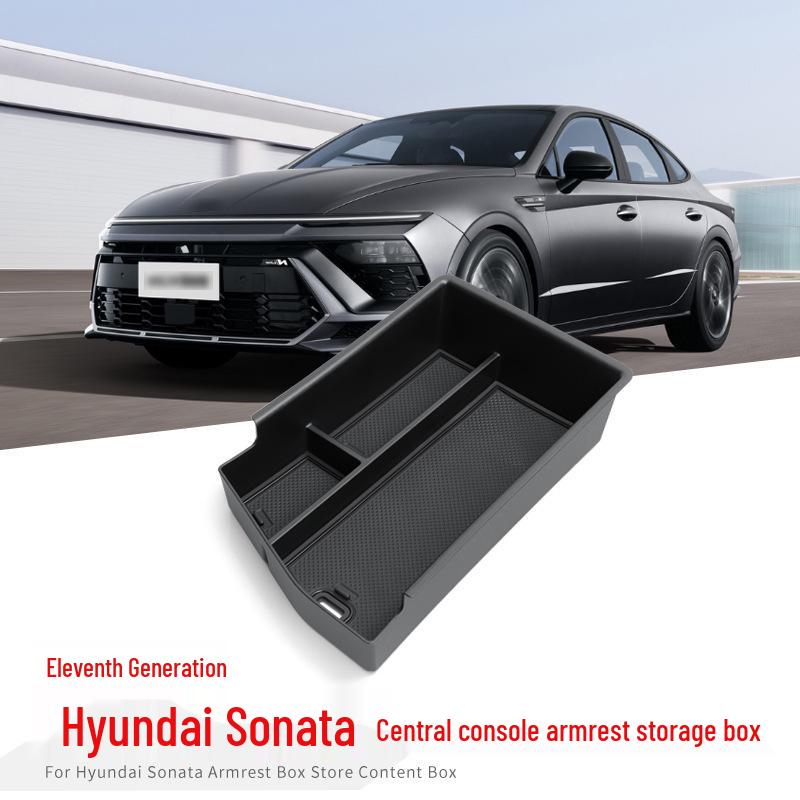 24 Sonata Center Console Armrest Storage Box - Car Interior Accessory