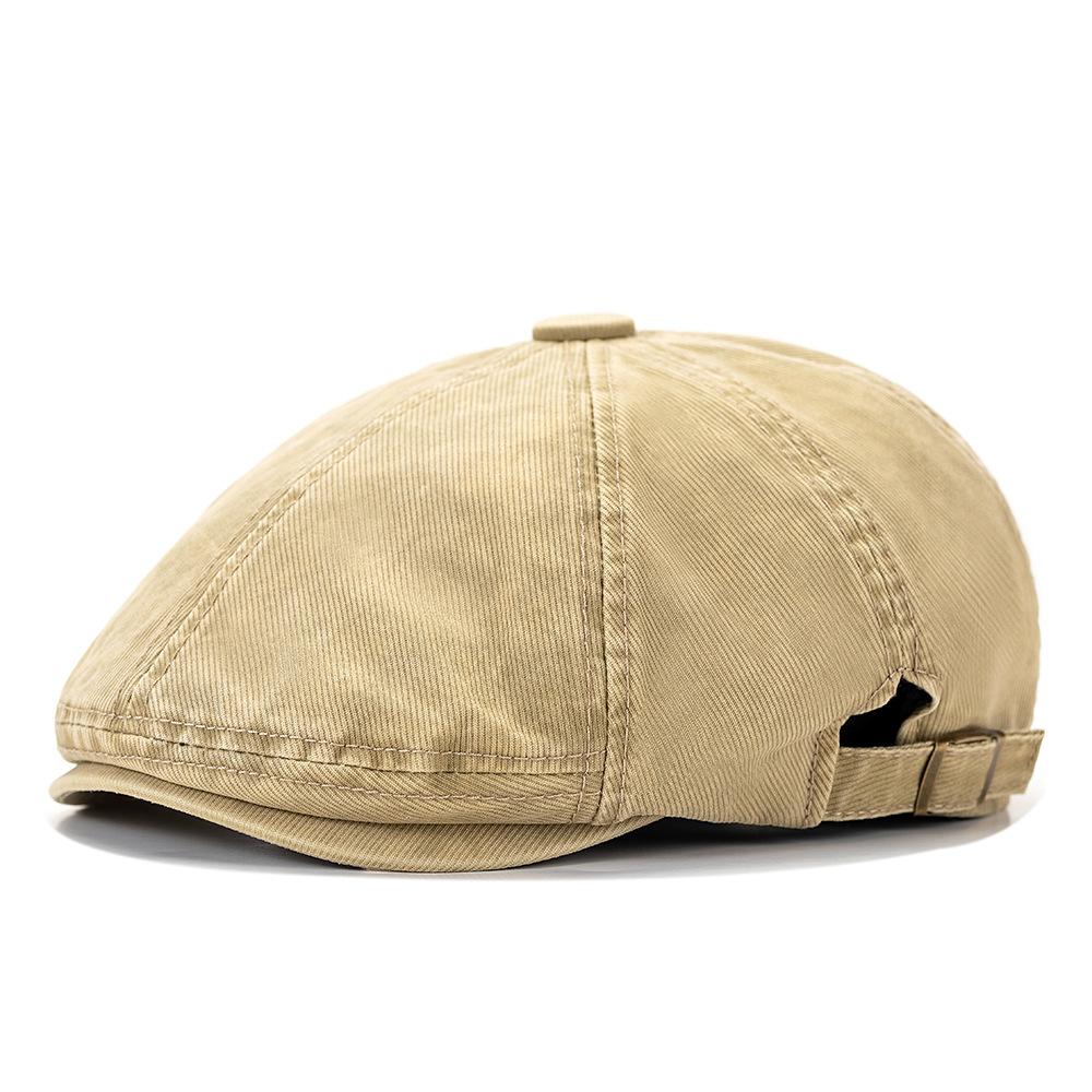 

Octagonal Forward Cap for Men Women Couple Sunshade Cap бежевий