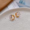 French Retro Palace Style S925 Silver Pearl Earrings – Niche Design, High-End Light Luxury 