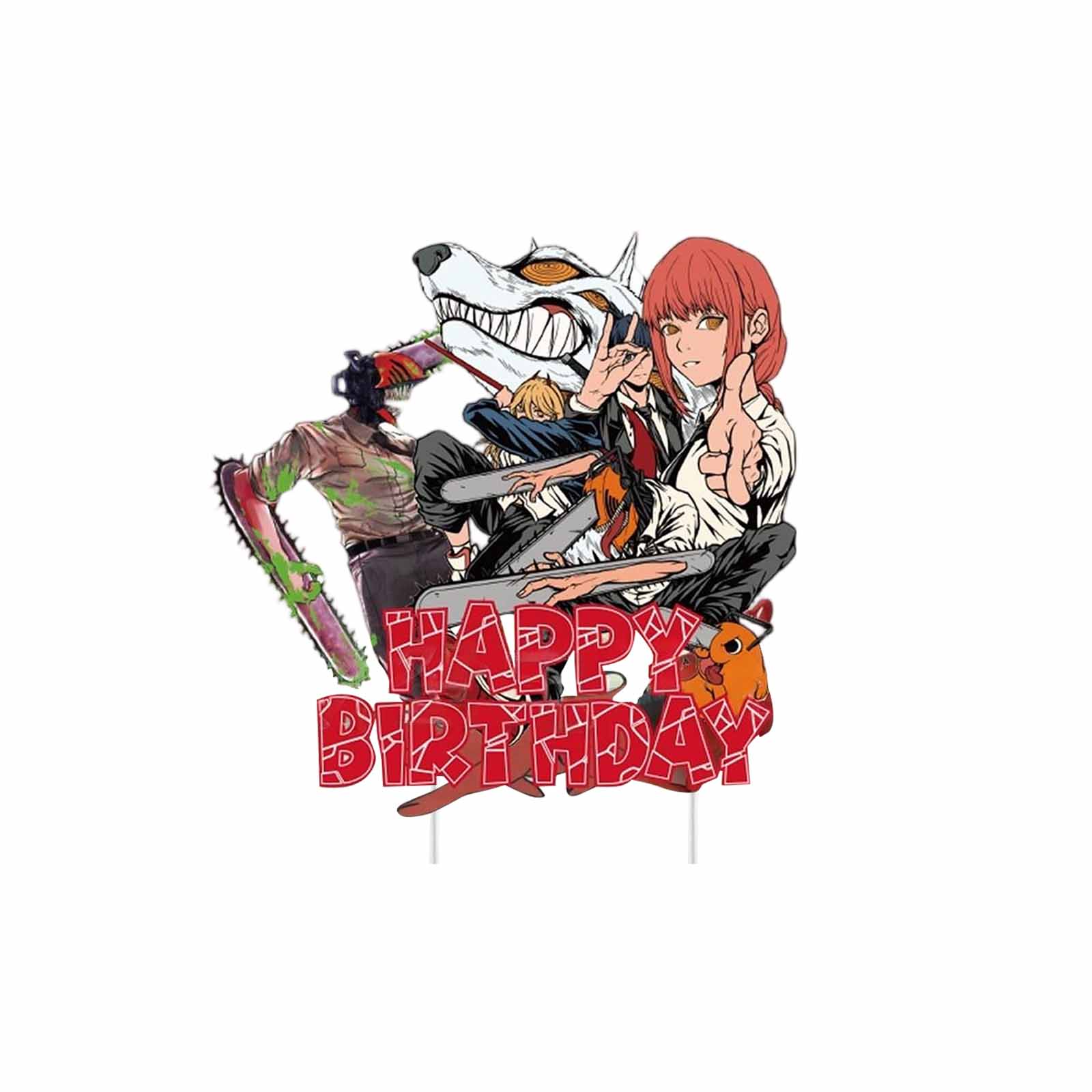 

Birthday Theme Party Decoration Banner Pull Flag Cake Flag Balloon- Set One Size