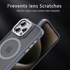 For iPhone 12 Pro/12 Case with Lens Kickstand Matte Phone Back Cover Compatible with MagSafe