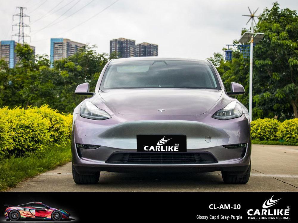 Carlek Ceramic Glacier Blue & Charm Gold Full Car Wrap, Far Peak Blue, Capri Gray, Purple Car Stickers