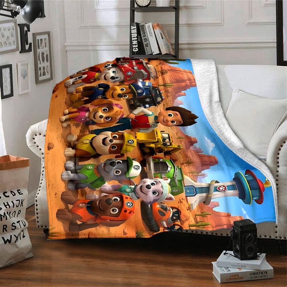 1pc Paw Paw21 Blanket, Gift, for Men and Women, Soft Blanket, Good for Sofa Bed Couch Travel, Lightweight Flannel Blanket