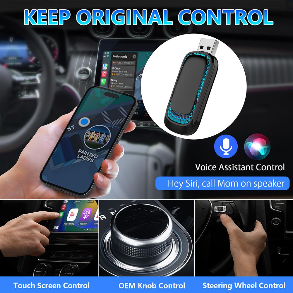 Wireless CarPlay & Android Auto Adapter Wireless Carplay Adapter Smart Box