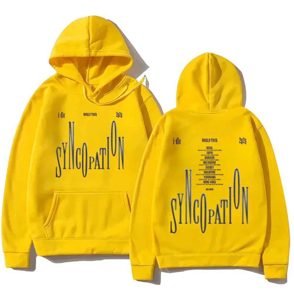 I-DLE Syncopation World Tour 2026 Hoodies GIDLE Kpop Korean Style Streetwear (G)i-dle New Casual Unisex High Street Hoody