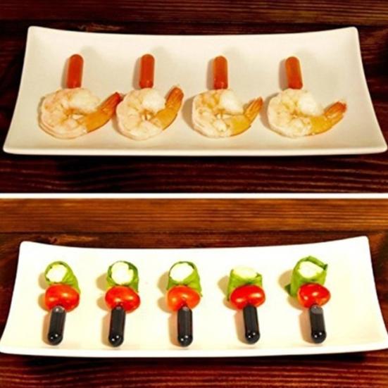 50 Pcs Jam Injector Transparent Food Grade Decorative Pipe Shape Cake Tool Kitchen Tool