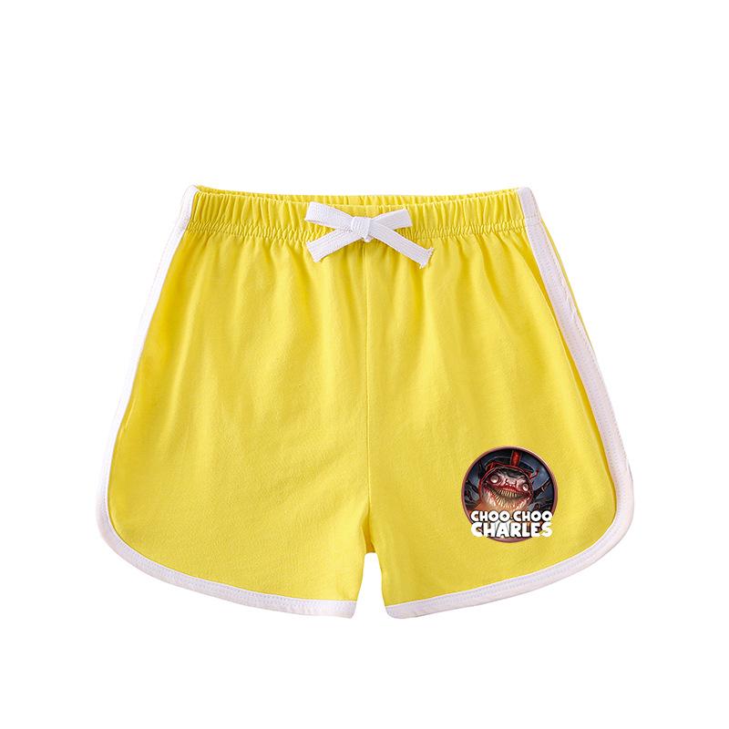 Kids' Summer Color Block Shorts & T-Shirt Set - Boys & Girls Casual Two-Piece Outfit