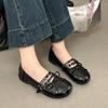 Spring Shallow Slip On Women Flats Comfortable Round Toe Soft Sole Shoes Street Style Ladies Eelgant Dress Shoes