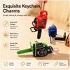 Plastic Power Saw Bag Pendant Pull Rope Logging Saw Toy  Gift Toy Key Decor