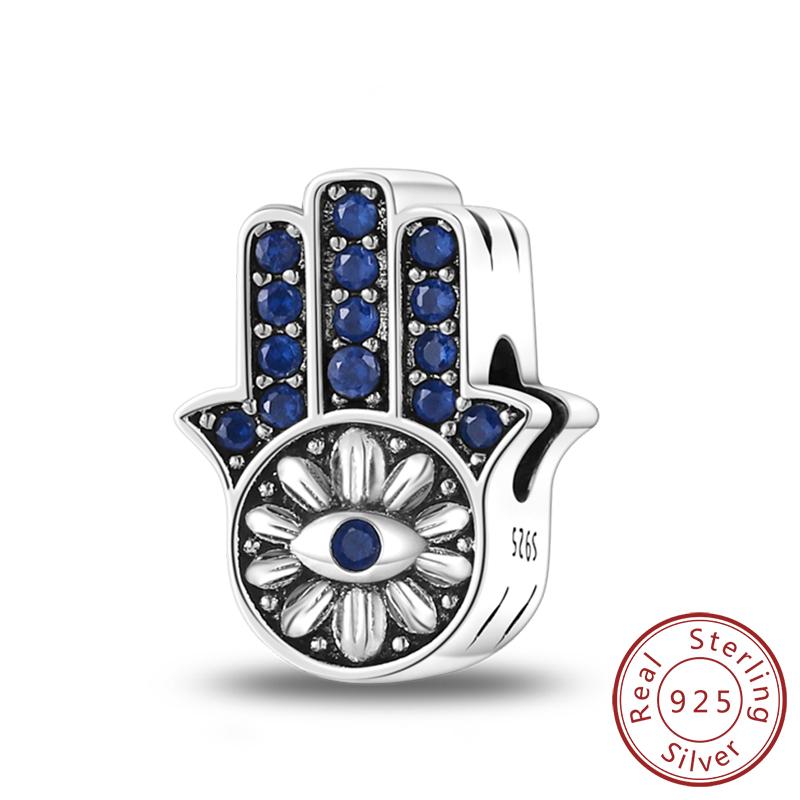 Copper Charms Beads Devil'S Eye Cross Angel Charms Fit Original Charms Bracelets Pendants Fine Diy Jewelry Making For Women