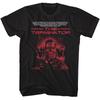 T-shirt Unisex Estiva Terminator con Stampa Retro Film d'Azione Sci-Fi Manica Corta Casual Streetwear Edizione Larga T-shirt