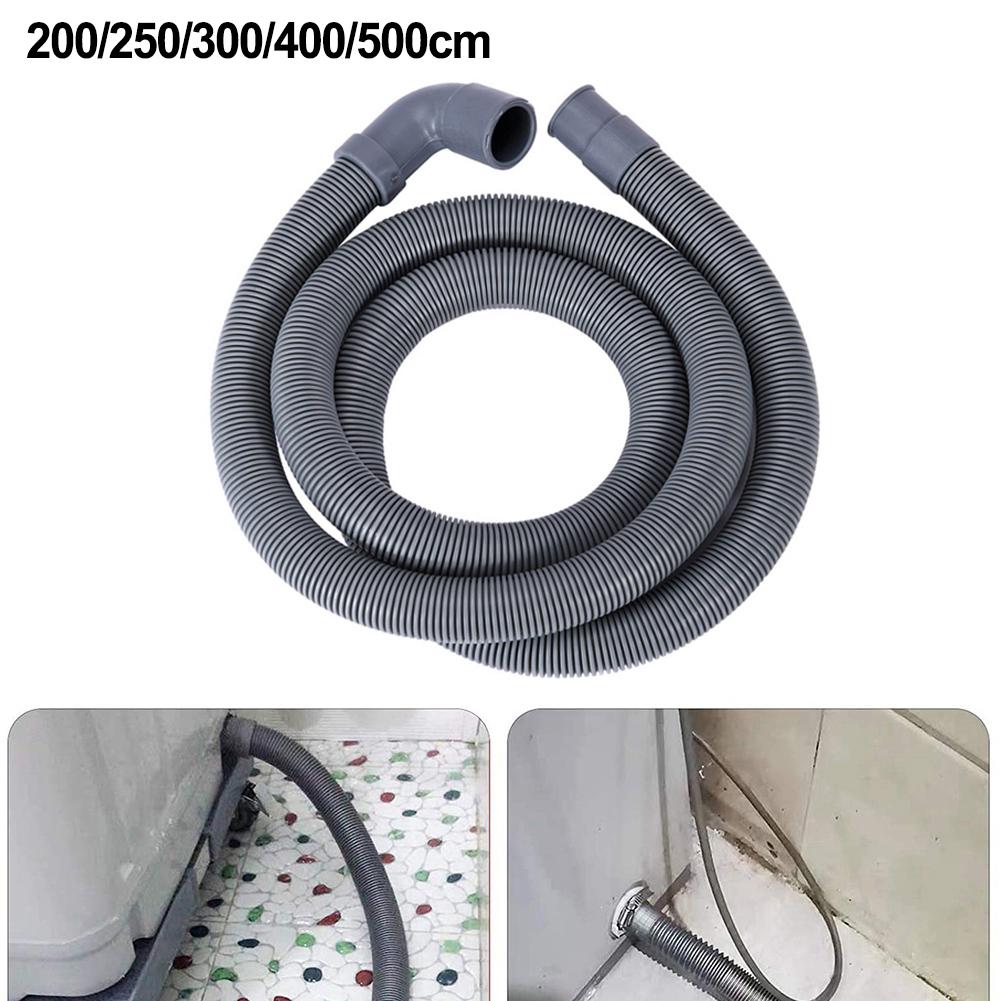 Washing Machine Dishwasher Drain Hose Extension Outlet Pipe 200cm/250cm/300cm/400cm/500cm Water Hose Washing Replacement Parts
