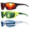 Polarized Windproof Sports Sunglasses for Running, Cycling, Fishing & Climbing