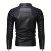 Men's Leather Jacket Men's Trend Autumn and Winter Motorcycle Casual Jacket Men's Clothing