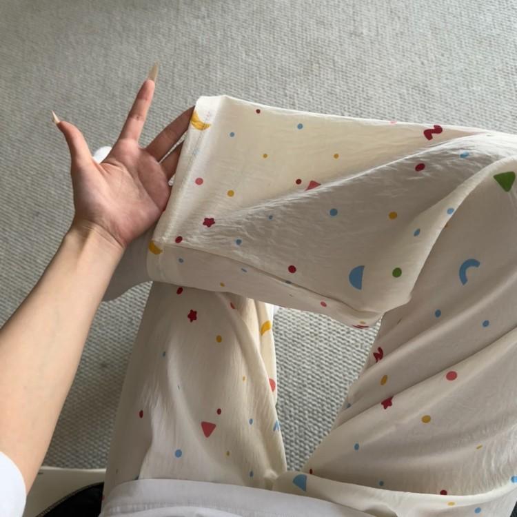 2026 New Style Lounge Pants for Women Loose Fit Wide Leg Casual Pajama Pants for Outdoor, Campus, Home