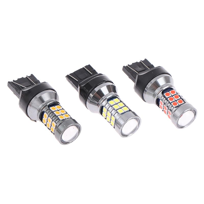 1Pc T20 Led 7440 7443 Led Wy21W W21W Led Bulbs Car Led Bulbs Signal Lamp T20 27Smd 3030 Backup Brake Reverse Parking Lamp