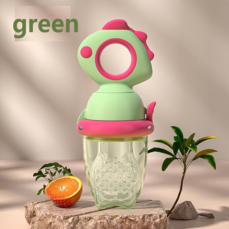 

Dinosaur Rotate Push-Type Baby Fruit Feeder, Silicone Fresh Food Feeder, Kids Feeding Tool