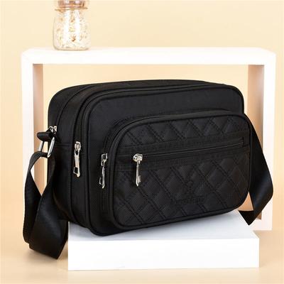 Unisex Canvas One Shoulder Crossbody Bag Nylon Fabric Bag Business Bag