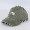 Embroidered Skullfish Fish Bone Vintage Soft Baseball Caps Men Women Water Washed Hat Sports Fishing Summer Autumn Peaked Cap