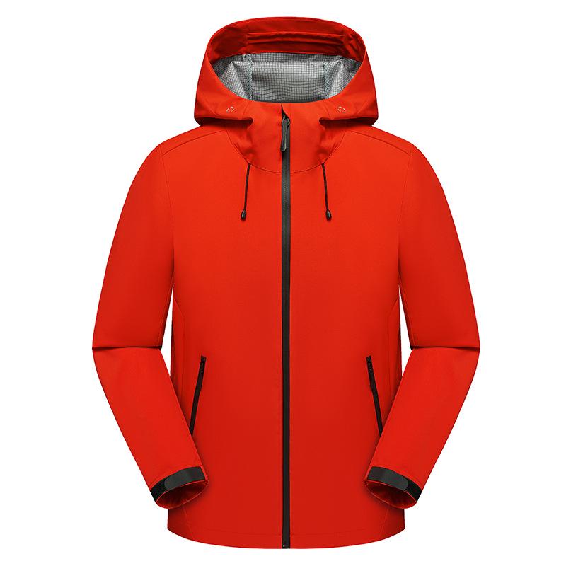Unisex Spring Windproof Hooded Mountaineering Jacket with Custom Logo