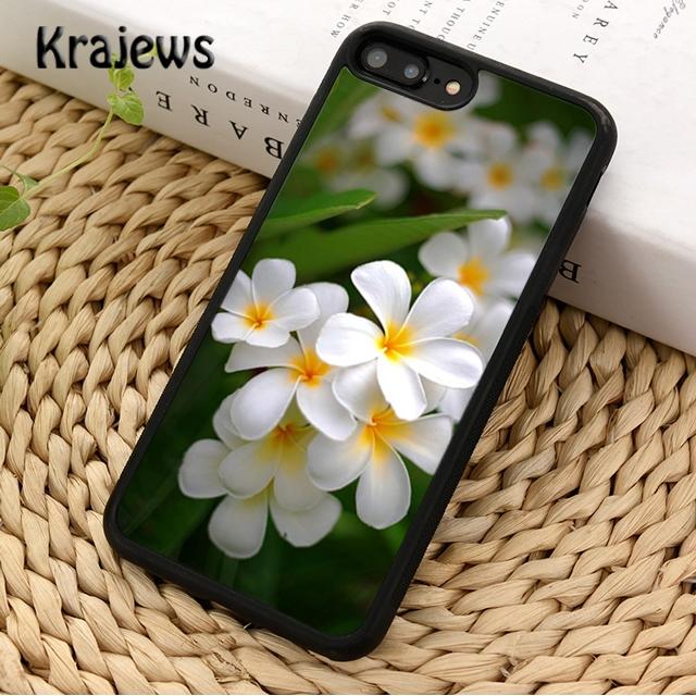 Krajews Frangipani Tropical Flowers For iPhone 17 Air 16 Phone Case Cover 15 14 plus 12 13 pro max coque Fundas
